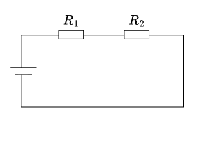 直列回路図